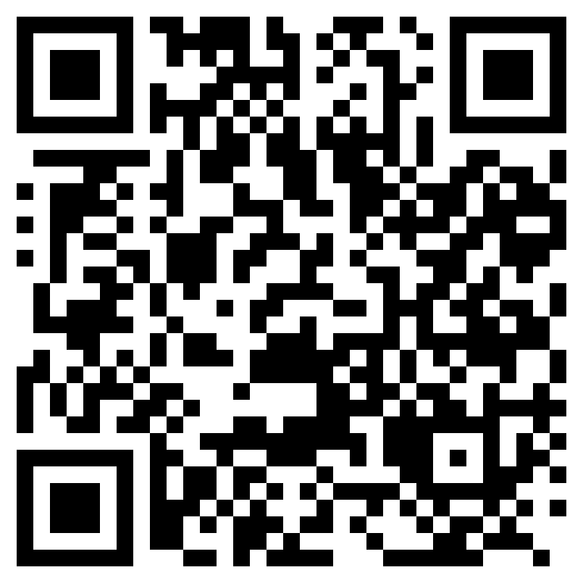 Código QR con los datos de contacto